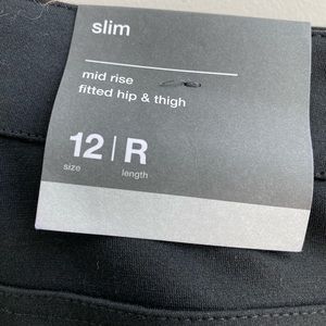 Mossimo black skinny stretch pants with pockets